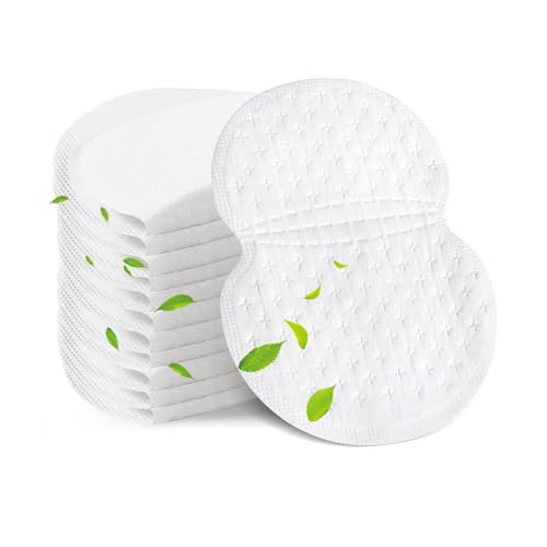 ZYEKIU 100 Stück Achselpads, Selbstklebend Schweißpads Achseln, Unsichtbar Achselpads Damen und Herren, Dünn Leicht Armpit Sweat Pads, für Täglichen Arbeit, Outdoor Sport, Zusammenkünfte von ZYEKIU