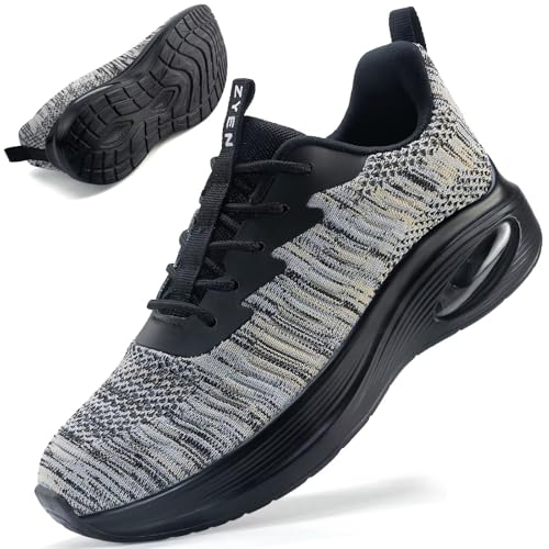 ZYEN Weite Zehenbox-Schuhe für Damen, Luftpolster, Straßenlaufschuhe, extra breite Breite, Sneaker, Fußgewölbeunterstützung, Fitnessstudio, athletisch, Tennis, Sneaker, leicht, atmungsaktiv ZYEN Weite Zehenbox-Schuhe für Damen, Luftpolster, Straßenlaufschuhe, extra breite Breite, Sneaker, Fußgewölbeunterstützung, Fitnessstudio, athletisch, Tennis, Sneaker, leicht, atmungsaktiv von ZYEN