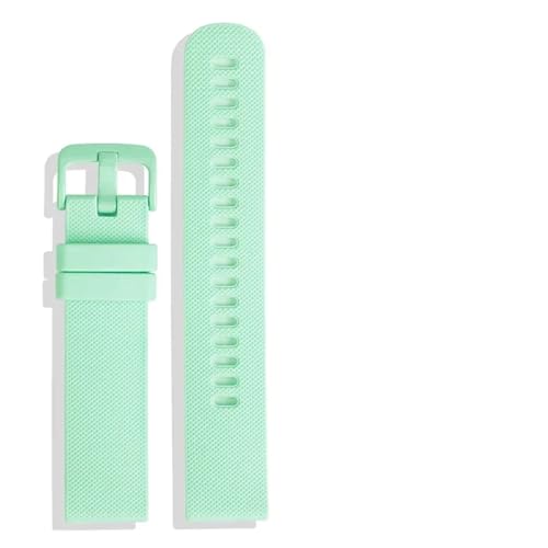 ZYFHYU 20 mm Silikonkautschukarmband for Männer und Frauen, Sport, wasserdichtes Armband, wasserdichte Uhrenarmbänder mit Verschluss zur Verwendung in Uhren(Color 2) von ZYFHYU