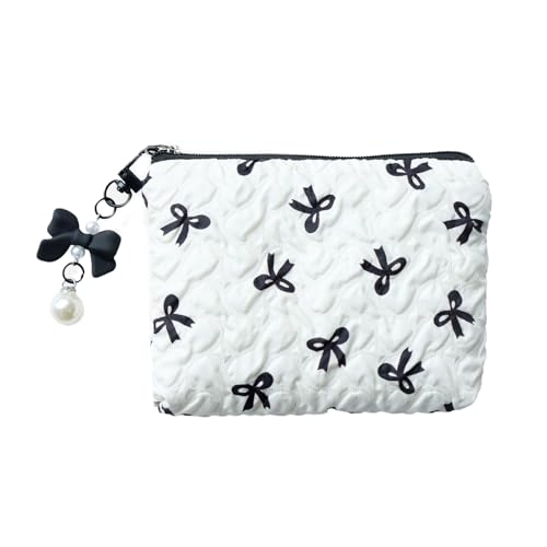 Große Kapazität Make-up-Tasche Schleifen Kosmetiktasche Handheld Reise Kulturtasche Kleingeld Geldbörse Make-up Aufbewahrung Waschschleifen Große Kapazität Wäschewechsel Geldbörse Ästhetische Kosmetik von ZYHARUKO