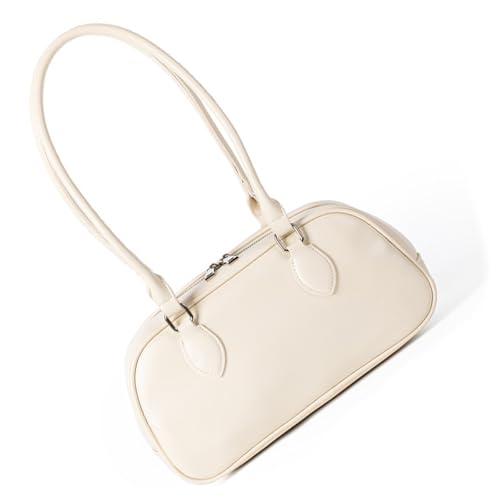 Koreanische Stile, Handtasche, Kissen-Tasche für Damen, weiches PU-Leder, Schultertaschen, geräumige Innenseite, Achseltasche, modische Damen-Geldbörse, weiß, One Size Koreanische Stile, Handtasche, Kissen-Tasche für Damen, weiches PU-Leder, Schultertaschen, geräumige Innenseite, Achseltasche, modische Damen-Geldbörse, weiß, One Size von ZYHARUKO