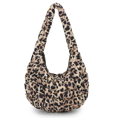 ZYHARUKO Damen-Unterarmtasche, einfache Umhängetasche, Leopardenmuster, Achsel-Puffer, stilvolle Handtaschen, gesteppt, Pendeln, Damen, Schultermode, Achselhöhle, trendige Handtasche, gesteppt ZYHARUKO Damen-Unterarmtasche, einfache Umhängetasche, Leopardenmuster, Achsel-Puffer, stilvolle Handtaschen, gesteppt, Pendeln, Damen, Schultermode, Achselhöhle, trendige Handtasche, gesteppt von ZYHARUKO
