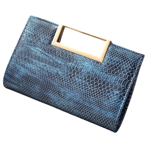 ZYHARUKO Damentasche aus PU-Leder, Umhängetasche, Umschlag, Abendtasche, elegante Handtasche, Kette, Crossbody für Hochzeiten, Partys, Damen, Schulterkette, Riemen, Abendtasche, PU-Leder, Crossbody von ZYHARUKO