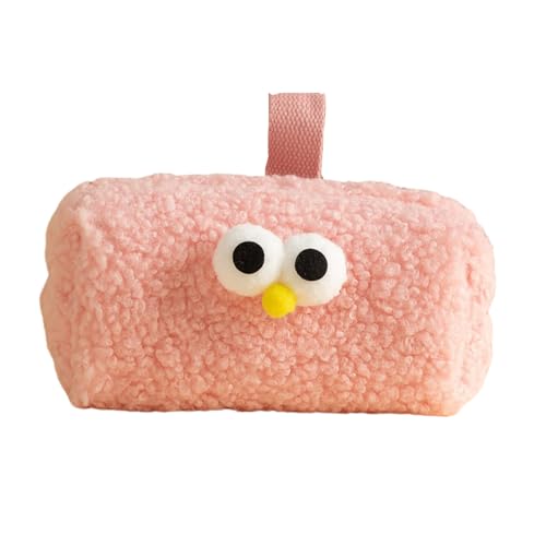 ZYHARUKO Federmäppchen mit großem Fassungsvermögen, pelziges Stifteetui, tragbare Organizer-Tasche, Reise-Kosmetik-Aufbewahrungstasche, großes Fassungsvermögen, a von ZYHARUKO