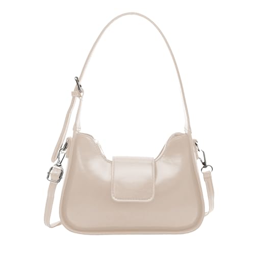 ZYHARUKO Stilvolle Umhängetasche aus PU-Leder für Damen aus der Frühjahrskollektion 2025, Handtaschen, Abendtaschen, Unterarm-Geldbörsen, ergonomische Crossbody-Tasche, weiß, One Size ZYHARUKO Stilvolle Umhängetasche aus PU-Leder für Damen aus der Frühjahrskollektion 2025, Handtaschen, Abendtaschen, Unterarm-Geldbörsen, ergonomische Crossbody-Tasche, weiß, One Size von ZYHARUKO