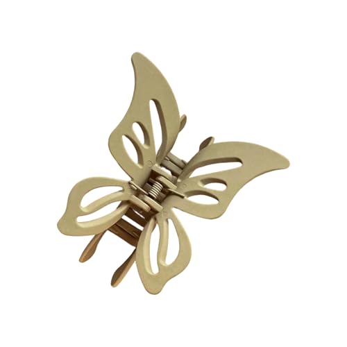Einzigartige Haarspange in Schmetterlingsform mit aufwendigem Hohl-Design, Hochzeits-Haar-Accessoire für modische Frauen unterschiedlichen Alters von ZYKEJJDDAK