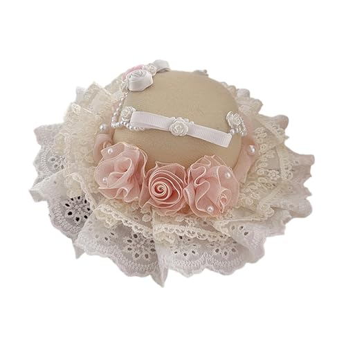 Eleganter Mehrzweck-Fascinator aus Organza, Haarschmuck für modische Frauen bei formellen Zusammenkünften, Weiß von ZYKEJJDDAK