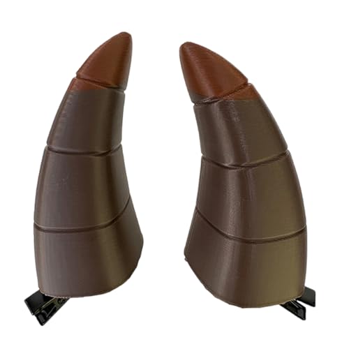 ZYKEJJDDAK 1 Paar Hornförmige Haarspangen Haarnadel Halloween Haarspangen Teufel Haarspangen Haarschmuck für Cosplay von ZYKEJJDDAK