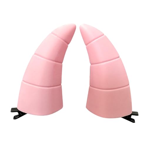ZYKEJJDDAK 1 Paar Hornförmige Haarspangen Haarnadel Halloween Haarspangen Teufel Haarspangen Haarschmuck für Cosplay von ZYKEJJDDAK