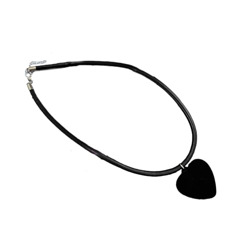 ZYKEJJDDAK Anspruchsvolle Herz-Halskette, Kordel-Halskette, Charm-Halskette, verschönert Ihren Look, geeignet für tägliche Eleganz, 40 cm, Beflockung, Kein Edelstein von ZYKEJJDDAK