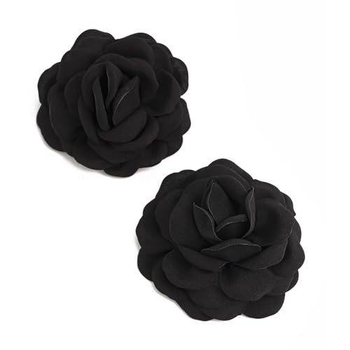 ZYKEJJDDAK Blumen-Anhänger-Accessoire, modischer Blumen-Charm-Schmuck, Blüten-Halskette/Ohrringe für stilvolle Damen-Partys, 5.85x5.85in, Lederwachsfaden + Tuch, Kein Edelstein ZYKEJJDDAK Blumen-Anhänger-Accessoire, modischer Blumen-Charm-Schmuck, Blüten-Halskette/Ohrringe für stilvolle Damen-Partys, 5.85x5.85in, Lederwachsfaden + Tuch, Kein Edelstein von ZYKEJJDDAK