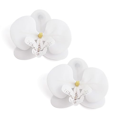 ZYKEJJDDAK Blumen-Anhänger-Accessoire, modischer Blumen-Charm-Schmuck, Halskette/Ohrringe/Brosche für stilvolle Frauenpartys, 5.46x4.29in, Kunststoff + Lederwachsschnur, Kein Edelstein von ZYKEJJDDAK