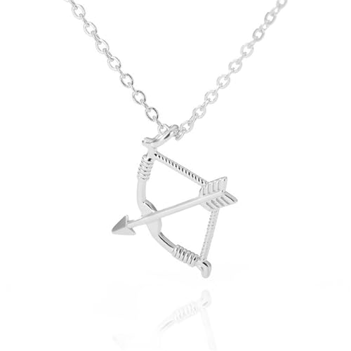 ZYKEJJDDAK Bogen und Pfeile Schlüsselbeinkette für Frauen Mädchen Gothic Halskette Handgefertigte Choker Verstellbare Schlüsselbeinkette, 387cm, Kupfer, Kein Edelstein ZYKEJJDDAK Bogen und Pfeile Schlüsselbeinkette für Frauen Mädchen Gothic Halskette Handgefertigte Choker Verstellbare Schlüsselbeinkette, 387cm, Kupfer, Kein Edelstein von ZYKEJJDDAK