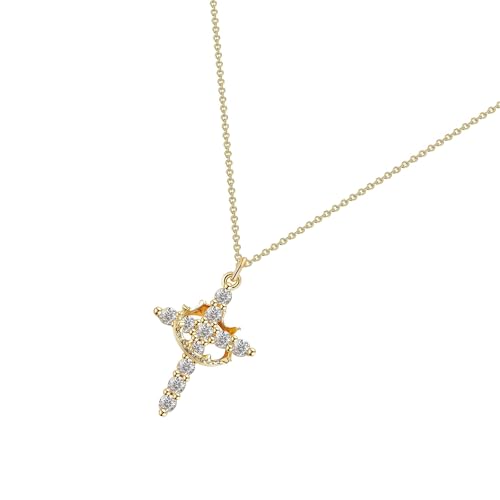 ZYKEJJDDAK Elegante Kreuze Choker-Halskette mit stilvollem Schmuck-Accessoire für trendige Frauen, Damen, den täglichen Gebrauch, lässig, 5cm x 4cm x 1cm, Edelstahl, Kein Edelstein ZYKEJJDDAK Elegante Kreuze Choker-Halskette mit stilvollem Schmuck-Accessoire für trendige Frauen, Damen, den täglichen Gebrauch, lässig, 5cm x 4cm x 1cm, Edelstahl, Kein Edelstein von ZYKEJJDDAK