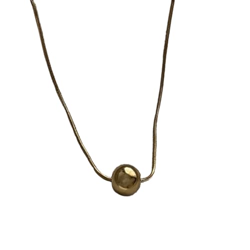 ZYKEJJDDAK Fashion Trend Edelstahl Herz Anhänger Schlüsselbein Kette Temperament Einfach kalt verstellbar Schlangenknochen, 44 cm, Edelstahl, Kein Edelstein von ZYKEJJDDAK