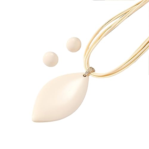 ZYKEJJDDAK Goth Wachsseil Liebe Herz Runde Ohrringe Halskette für Frauen Elegante verstellbare Kette Einfaches Design, 3.9x3.12in, Acryl, Kein edelstein ZYKEJJDDAK Goth Wachsseil Liebe Herz Runde Ohrringe Halskette für Frauen Elegante verstellbare Kette Einfaches Design, 3.9x3.12in, Acryl, Kein edelstein von ZYKEJJDDAK