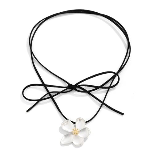 ZYKEJJDDAK Halskette aus Legierung mit zarten Blumen-Anhängern, Ohrringen, schönes Schlüsselbein-Halsband, unverzichtbar für Mode, 3.51x3.51in, Metall, Kein edelstein ZYKEJJDDAK Halskette aus Legierung mit zarten Blumen-Anhängern, Ohrringen, schönes Schlüsselbein-Halsband, unverzichtbar für Mode, 3.51x3.51in, Metall, Kein edelstein von ZYKEJJDDAK