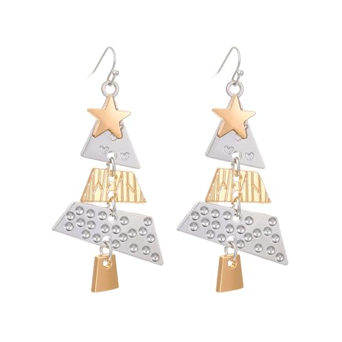 ZYKEJJDDAK Mehrzweck-Weihnachtsohrringe mit polierter Oberfläche, bequeme Passform, stabile Legierung, tragbar, für Partys, 3.9x2.73in, Zink, Kein Edelstein ZYKEJJDDAK Mehrzweck-Weihnachtsohrringe mit polierter Oberfläche, bequeme Passform, stabile Legierung, tragbar, für Partys, 3.9x2.73in, Zink, Kein Edelstein von ZYKEJJDDAK