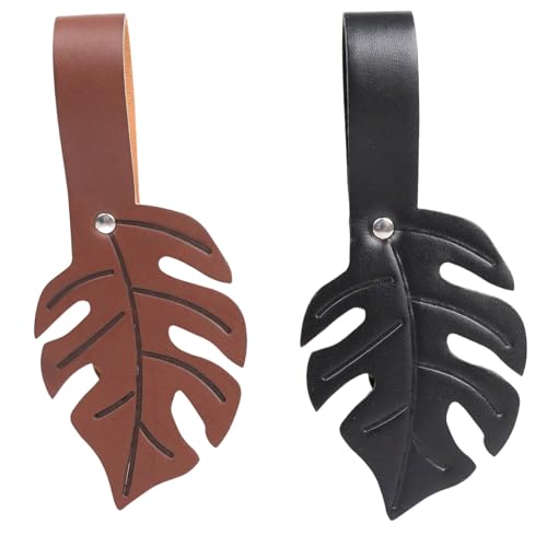 ZYKEJJDDAK Mittelalter Rock Wandern Clip Mittelalter Taillengürtel Lederclips Lederrock Wandern Clips Mittelalter Kostüm, Size Approx. 7x16cm/2.76x6.29in, Kunstleder von ZYKEJJDDAK
