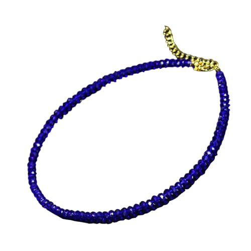 ZYKEJJDDAK Modische Perlen-Choker-Halskette, Schmuck-Accessoire für Damen, vielseitiger Gebrauch, modisches Accessoire für den Alltag, 45 cm, Künstlicher Kristall, Kein Edelstein von ZYKEJJDDAK