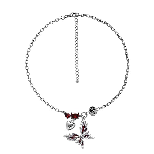 ZYKEJJDDAK Schmetterlings-Halsketten, Schmetterlingskette, Choker, Halskette, Hot Girl, Damen, Schmuck, Legierung, Party ZYKEJJDDAK Schmetterlings-Halsketten, Schmetterlingskette, Choker, Halskette, Hot Girl, Damen, Schmuck, Legierung, Party von ZYKEJJDDAK
