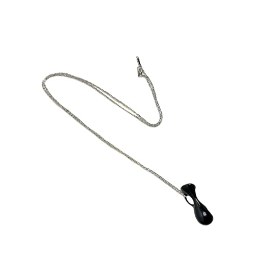 ZYKEJJDDAK Stilvolle, stabile Legierung Wasserflasche Anhänger Halskette Charm Mode-Accessoire für Frauen tragbar als Pullover, 41cm50cm72cm 3.6cm 1.4cm, Metall, Kein Edelstein von ZYKEJJDDAK