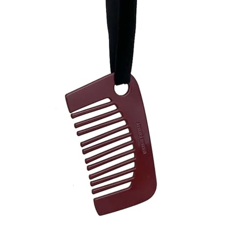 ZYKEJJDDAK Stilvolle Kamm-Anhänger-Halskette mit bequemem Riemen, bequeme Halskette für jugendliche Trendsetter und Mode von ZYKEJJDDAK