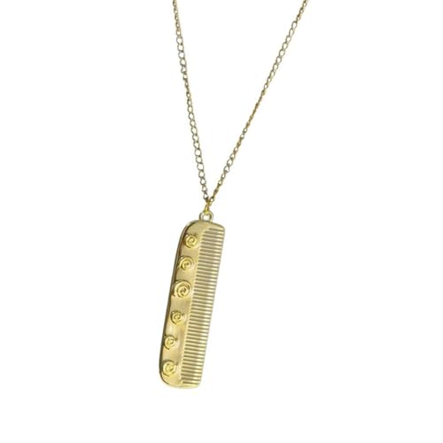 ZYKEJJDDAK Verstellbare Mehrzweck-Halskette, Styling, stabiler Stahlkamm-Anhänger, elegantes Haarschmuck-Accessoire für den täglichen Gebrauch, 5.7cm / 2.5cm 60cm6cm, Legierungskamm + Titanstahlkette ZYKEJJDDAK Verstellbare Mehrzweck-Halskette, Styling, stabiler Stahlkamm-Anhänger, elegantes Haarschmuck-Accessoire für den täglichen Gebrauch, 5.7cm / 2.5cm 60cm6cm, Legierungskamm + Titanstahlkette von ZYKEJJDDAK