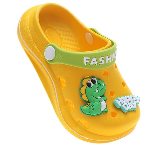 Kinder Clogs Pantoletten Sommer Unisex Hausschuhe Gartenschuhe Mädchen Jungen Strand Sandalen Slip On Flach Badeschuhe Gummi Gartenclogs Outdoor von ZYLDK