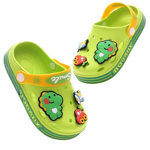 Kinder Clogs Pantoletten Sommer Unisex Hausschuhe Gartenschuhe Mädchen Jungen Strand Sandalen Slip On Flach Badeschuhe Gummi Gartenclogs Outdoor von ZYLDK