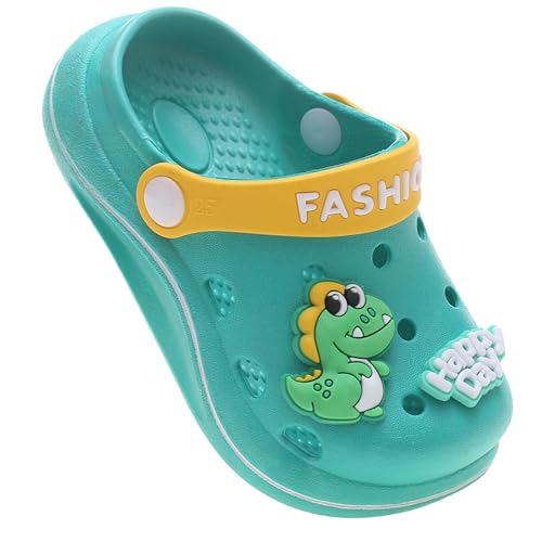 Kinder Clogs Pantoletten Sommer Unisex Hausschuhe Gartenschuhe Mädchen Jungen Strand Sandalen Slip On Flach Badeschuhe Gummi Gartenclogs Outdoor von ZYLDK