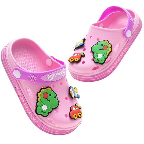 Kinder Clogs Pantoletten Sommer Unisex Hausschuhe Gartenschuhe Mädchen Jungen Strand Sandalen Slip On Flach Badeschuhe Gummi Gartenclogs Outdoor von ZYLDK