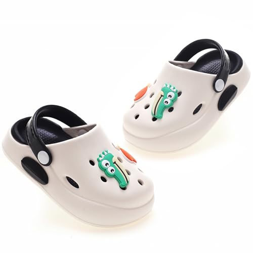 Kinder Clogs Pantoletten Unisex Hausschuhe Gartenschuhe Mädchen Jungen Strand Sandalen Slip On Outdoor Flach Badeschuhe Gummi Gartenclogs Sommer von ZYLDK