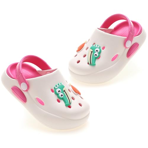 Kinder Clogs Pantoletten Unisex Hausschuhe Gartenschuhe Mädchen Jungen Strand Sandalen Slip On Outdoor Flach Badeschuhe Gummi Gartenclogs Sommer von ZYLDK