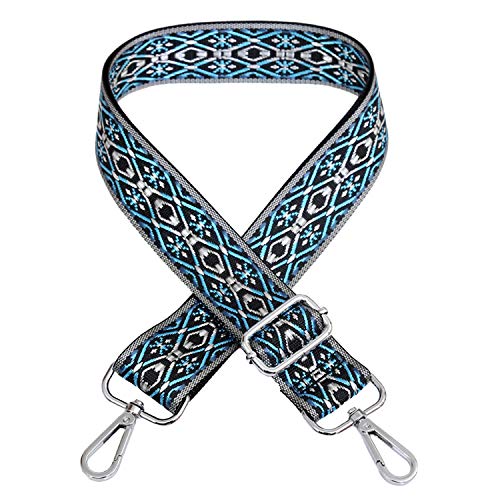 Schultergurt Tragegurt Bunter Verstellbarer Tschengurt Umhängegurt für Schultertasche Tragetaschen und Handtaschen Blumen Muster 80-140cm Schulterriemen von ZYLDK