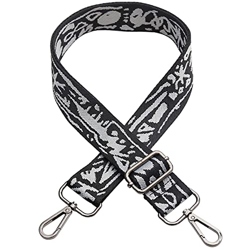 Verstellbarer Schultergurt Taschengurt Breit Schulterriemen Umhängegurt Herren Taschenriemen Damen Zubehör Tragegurt Längenverstellbarer 75-135cm für Schultertasche Tragetaschen und Handtaschen von ZYLDK