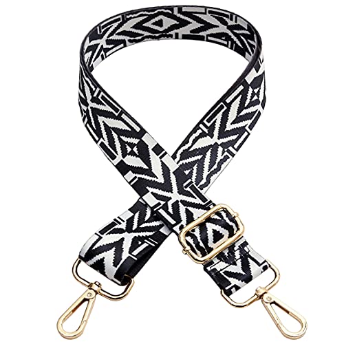 Verstellbarer Schultergurt Taschengurt Breit Schulterriemen Umhängegurt Herren Taschenriemen Damen Zubehör Tragegurt Längenverstellbarer 75-135cm für Schultertasche Tragetaschen und Handtaschen von ZYLDK