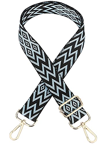 Verstellbarer Schultergurt Taschengurt Breit Schulterriemen Umhängegurt Herren Taschenriemen Damen Zubehör Tragegurt Längenverstellbarer für Schultertasche Tragetaschen und Handtaschen,B Gold Clasp von ZYLDK