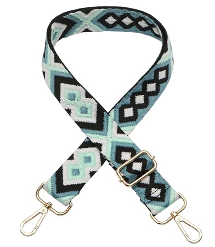 Verstellbarer Schultergurt Taschengurt Breit Schulterriemen Umhängegurt Herren Taschenriemen Damen Zubehör Tragegurt Längenverstellbarer für Schultertasche Tragetaschen und Handtaschen,C Gold Clasp von ZYLDK