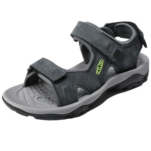 ZYLDK Herren Sandalen Leder Strand Trekkingsandalen Outdoorschuhe Sommer Wanderschuhe Beach Trekkingschuhe Männer Sport-Outdoor Atmungsaktive Sandale Wandersandalen EU41 ZYLDK Herren Sandalen Leder Strand Trekkingsandalen Outdoorschuhe Sommer Wanderschuhe Beach Trekkingschuhe Männer Sport-Outdoor Atmungsaktive Sandale Wandersandalen EU41 von ZYLDK