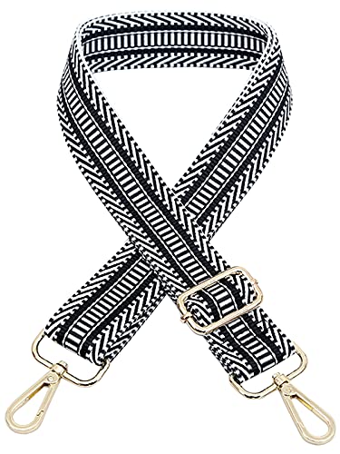 ZYLDK Verstellbarer Schultergurt Taschengurt Breit Schulterriemen Umhängegurt Herren Taschenriemen Damen Zubehör Tragegurt Längenverstellbarer für Schultertasche Tragetaschen und Handtaschen von ZYLDK