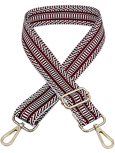 ZYLDK Verstellbarer Schultergurt Taschengurt Breit Schulterriemen Umhängegurt Herren Taschenriemen Damen Zubehör Tragegurt Längenverstellbarer für Schultertasche Tragetaschen und Handtaschen von ZYLDK