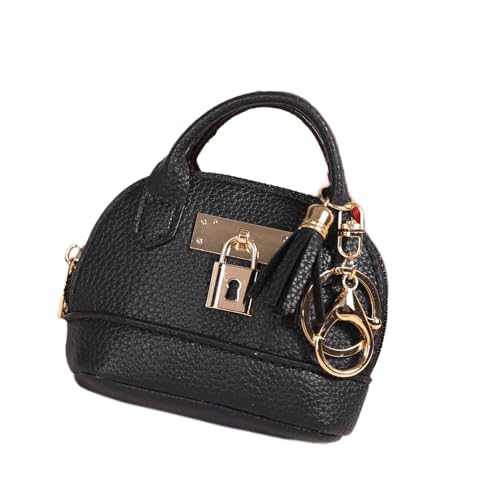 Praktische Münzgeldbörse, Schlüsselanhänger-Tasche, robustes PU-Leder, Organizer für Damen, Lippenstifte, Karten und Datenkabel, wasserdicht, kleine Tasche, Schwarz , Einheitsgröße Praktische Münzgeldbörse, Schlüsselanhänger-Tasche, robustes PU-Leder, Organizer für Damen, Lippenstifte, Karten und Datenkabel, wasserdicht, kleine Tasche, Schwarz , Einheitsgröße von ZYMIADOU