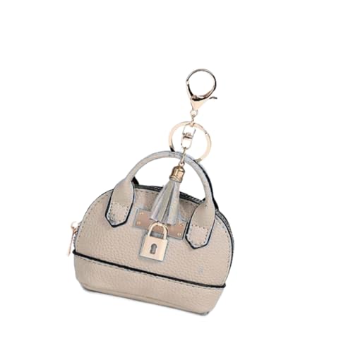 Praktische Münzgeldbörse, Schlüsselanhänger-Tasche, robustes PU-Leder, Organizer für Damen, Lippenstifte, Karten und Datenkabel, wasserdicht, kleine Tasche, cremefarben, Einheitsgröße Praktische Münzgeldbörse, Schlüsselanhänger-Tasche, robustes PU-Leder, Organizer für Damen, Lippenstifte, Karten und Datenkabel, wasserdicht, kleine Tasche, cremefarben, Einheitsgröße von ZYMIADOU