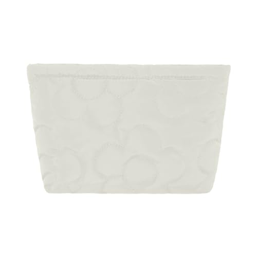 Simple and Women's Makeup Organizer Cosmetic Bag Compact Storage Bags for Travel and Daily Use Cosmetic Bag for Girls, weiß, Mass Beauty von ZYMIADOU