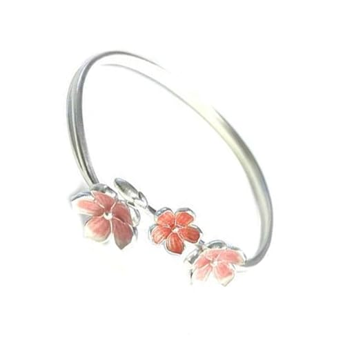 ZYMIADOU Armreif im Vintage-Stil, schwindelerregend mit Blumenmuster, raffinierte Legierung, bequemes Tragen, Schmuck für Partys und Arbeit, elegante Party, Hochzeit von ZYMIADOU