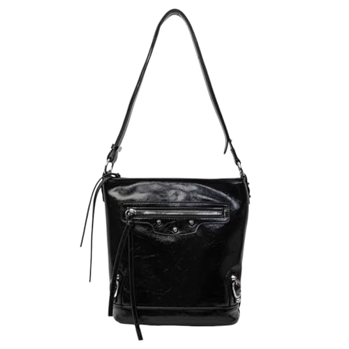 ZYMIADOU Damen Unterarmtasche PU-Leder Schulter Mode Ästhetische Handtasche All-Matching Achsel Mädchen Shopping Dating Frauen All-Matching Achsel Große Achsel PU-Leder Schulter, Schwarz , One Size ZYMIADOU Damen Unterarmtasche PU-Leder Schulter Mode Ästhetische Handtasche All-Matching Achsel Mädchen Shopping Dating Frauen All-Matching Achsel Große Achsel PU-Leder Schulter, Schwarz , One Size von ZYMIADOU
