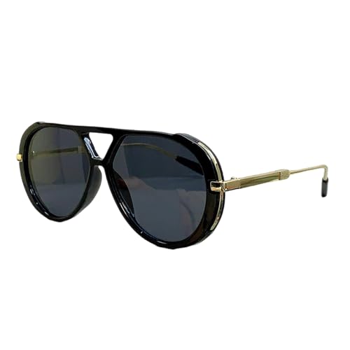 ZYMIADOU Klassische Doppelbrücken-Designs, Sonnenbrille, stilvolles Muster, PC-Rahmen, Sonnenschutz, Outdoor, Freizeit, Brillen, Doppelbrücken-Sonnenbrille, Schwarzer Rahmen, grauer Kuchen ZYMIADOU Klassische Doppelbrücken-Designs, Sonnenbrille, stilvolles Muster, PC-Rahmen, Sonnenschutz, Outdoor, Freizeit, Brillen, Doppelbrücken-Sonnenbrille, Schwarzer Rahmen, grauer Kuchen von ZYMIADOU