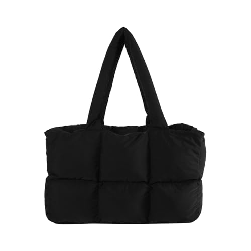 ZYMIADOU Mode Gesteppte Baumwolle Damen Handtasche Vielseitige Umhängetasche Große Kapazität Achseltaschen für den täglichen Gebrauch Modische gesteppte Geldbörse, Schwarz , One Size ZYMIADOU Mode Gesteppte Baumwolle Damen Handtasche Vielseitige Umhängetasche Große Kapazität Achseltaschen für den täglichen Gebrauch Modische gesteppte Geldbörse, Schwarz , One Size von ZYMIADOU