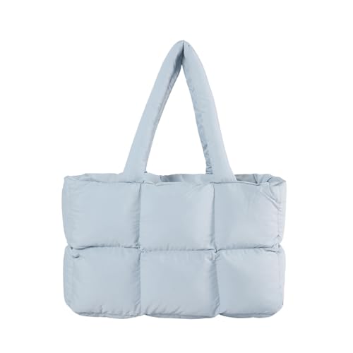 ZYMIADOU Mode Gesteppte Baumwolle Damen Handtasche Vielseitige Umhängetasche Große Kapazität Achseltaschen für den täglichen Gebrauch Modische gesteppte Geldbörse, blau, One Size ZYMIADOU Mode Gesteppte Baumwolle Damen Handtasche Vielseitige Umhängetasche Große Kapazität Achseltaschen für den täglichen Gebrauch Modische gesteppte Geldbörse, blau, One Size von ZYMIADOU